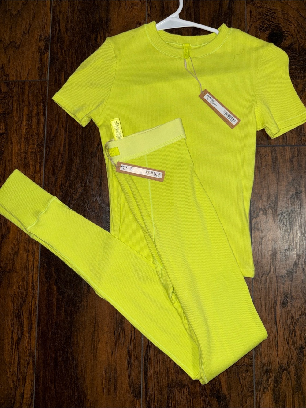 Skims Neon Yellow 2-Piece Set